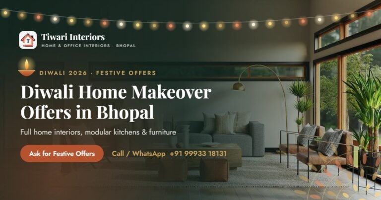 Diwali 2026 Home Interior Offers in Bhopal: Festive Makeover With Tiwari Interiors